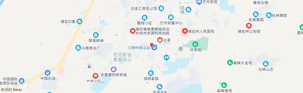 德宏三棵树_公交站地图_德宏公交_妙搜公交查询2025
