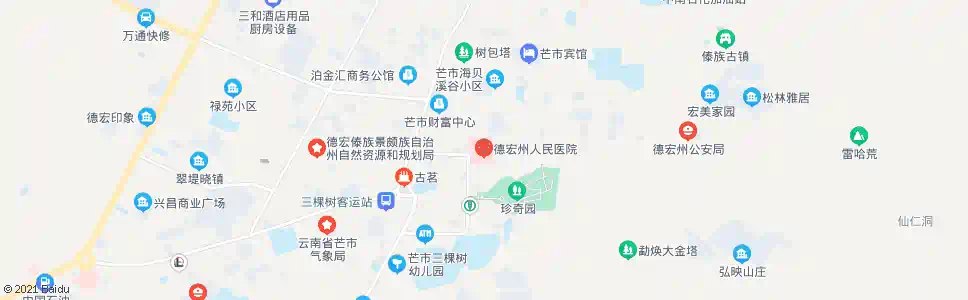 德宏芒市医院_公交站地图_德宏公交_妙搜公交查询2025