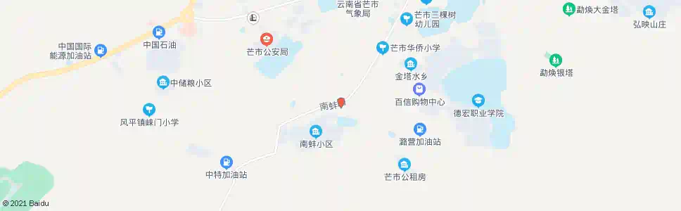 德宏风平加油站_公交站地图_德宏公交_妙搜公交查询2025