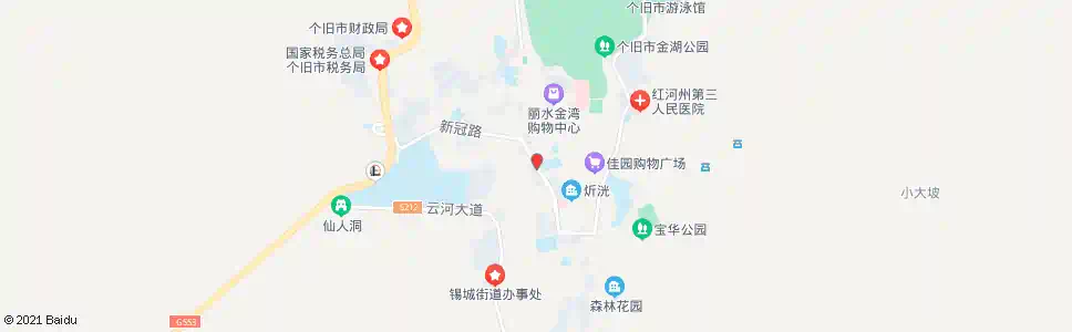 红河锡花大厦_公交站地图_红河公交_妙搜公交查询2025
