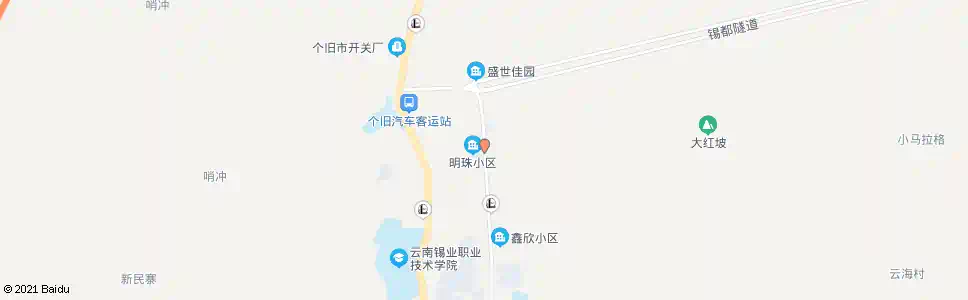 红河明珠小区_公交站地图_红河公交_妙搜公交查询2025