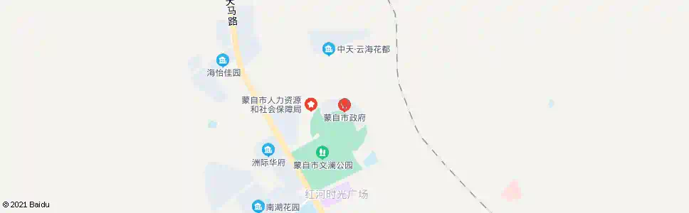 红河市政府_公交站地图_红河公交_妙搜公交查询2025