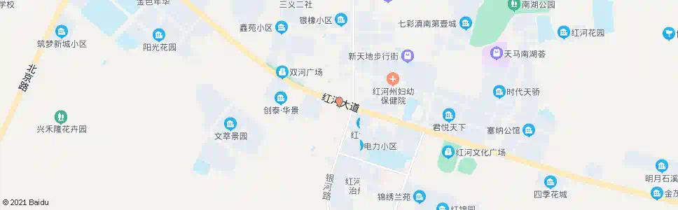 红河8753部队_公交站地图_红河公交_妙搜公交查询2025