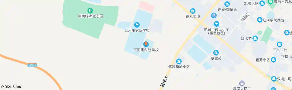 红河州财校_公交站地图_红河公交_妙搜公交查询2025