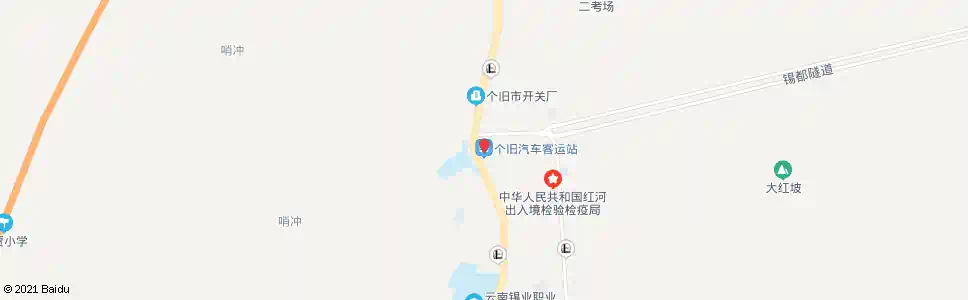 红河个旧汽车客运站_公交站地图_红河公交_妙搜公交查询2025