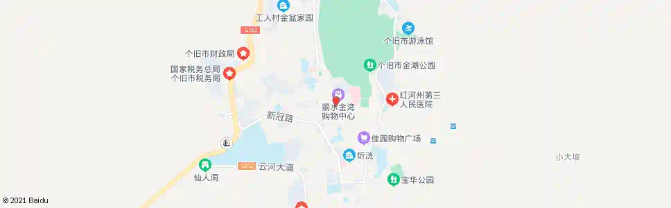 红河金秋大厦_公交站地图_红河公交_妙搜公交查询2025