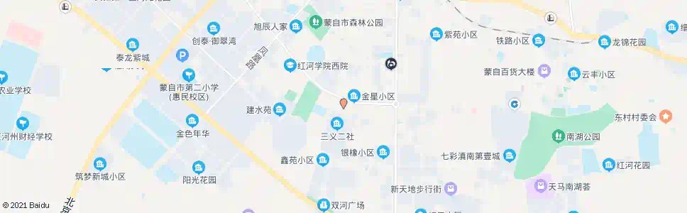 红河天马建材城_公交站地图_红河公交_妙搜公交查询2025