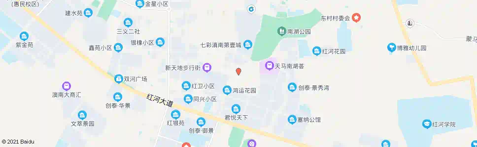 红河世纪花园_公交站地图_红河公交_妙搜公交查询2025