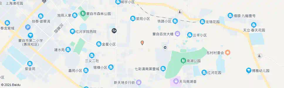 红河金方超市_公交站地图_红河公交_妙搜公交查询2025