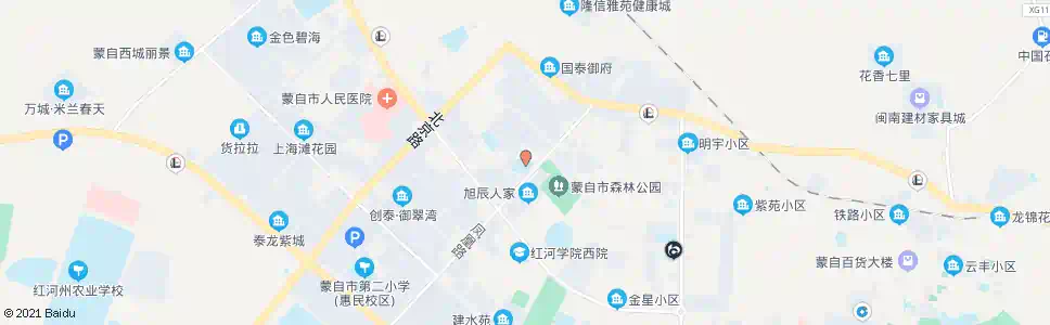 红河康健园_公交站地图_红河公交_妙搜公交查询2025