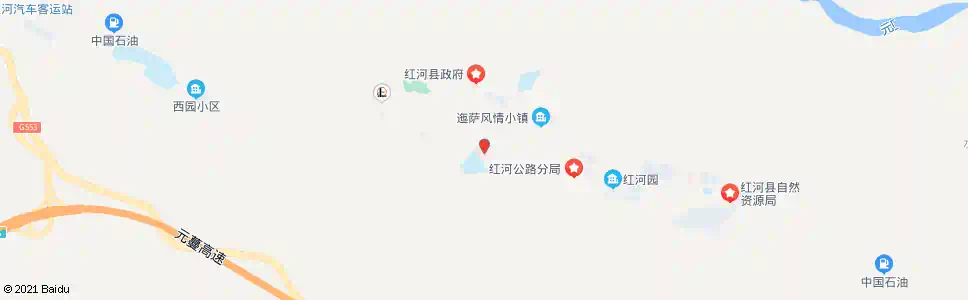 红河县医院_公交站地图_红河公交_妙搜公交查询2025