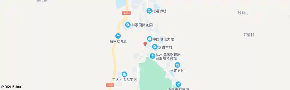 红河电信大楼西_公交站地图_红河公交_妙搜公交查询2025