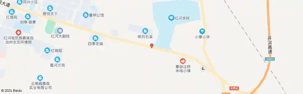 红河红河学院_公交站地图_红河公交_妙搜公交查询2025