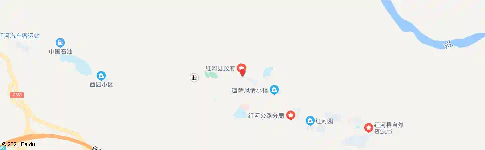 红河县医院(东)_公交站地图_红河公交_妙搜公交查询2025