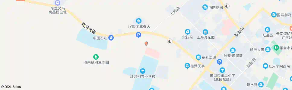 红河滇南中心医院_公交站地图_红河公交_妙搜公交查询2025