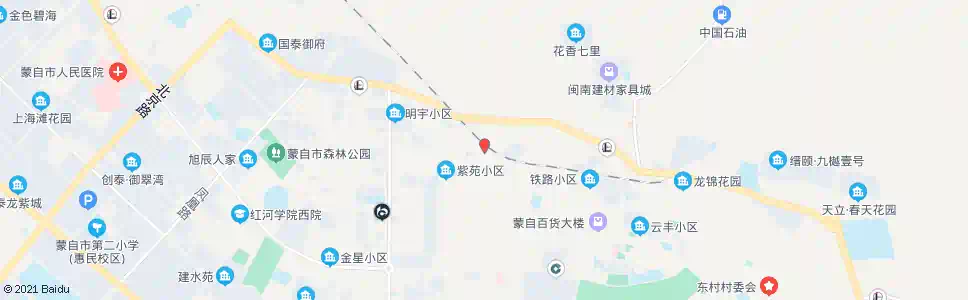 红河人民西路_公交站地图_红河公交_妙搜公交查询2025