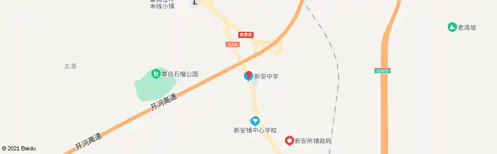 红河新安中学_公交站地图_红河公交_妙搜公交查询2025