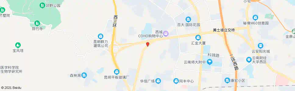 昆明黑林铺(滇缅大道)_公交站地图_昆明公交_妙搜公交查询2025
