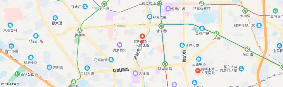 昆明巡津街_公交站地图_昆明公交_妙搜公交查询2025