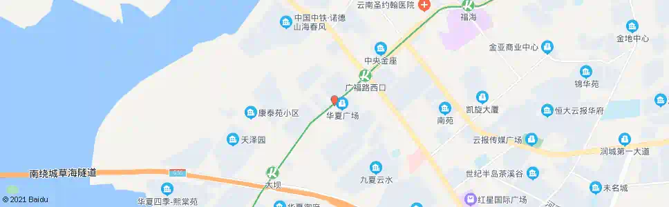 昆明渔堆村_公交站地图_昆明公交_妙搜公交查询2025