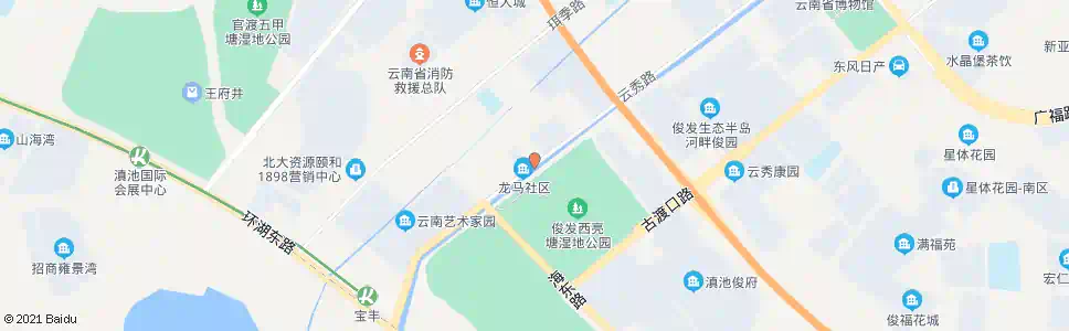 昆明龙马社区居委会_公交站地图_昆明公交_妙搜公交查询2025