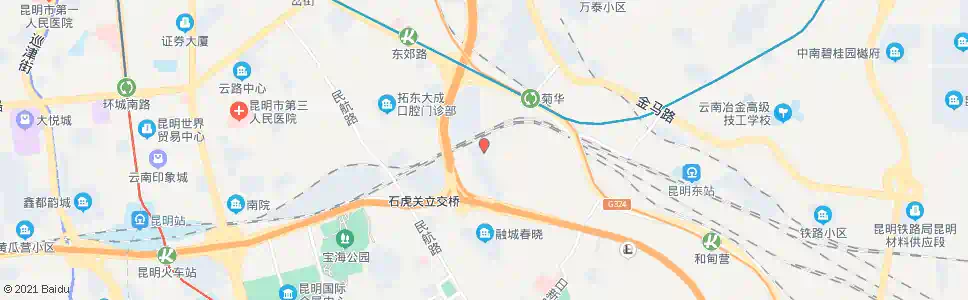 昆明雨龙路北段_公交站地图_昆明公交_妙搜公交查询2025