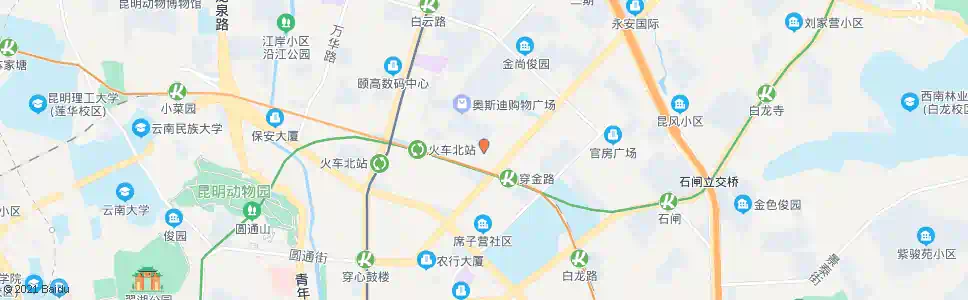 昆明联盟路_公交站地图_昆明公交_妙搜公交查询2025