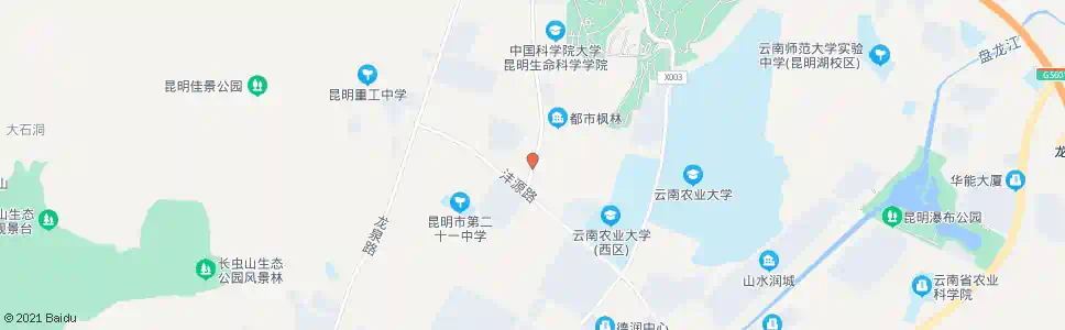 昆明蒜村(青松路)_公交站地图_昆明公交_妙搜公交查询2025