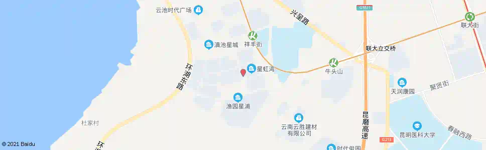 昆明月虹路口池畔街_公交站地图_昆明公交_妙搜公交查询2025