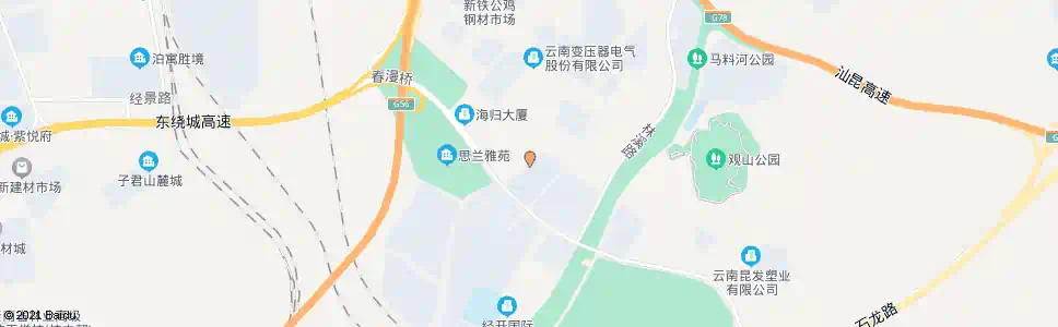 昆明拓翔路_公交站地图_昆明公交_妙搜公交查询2025