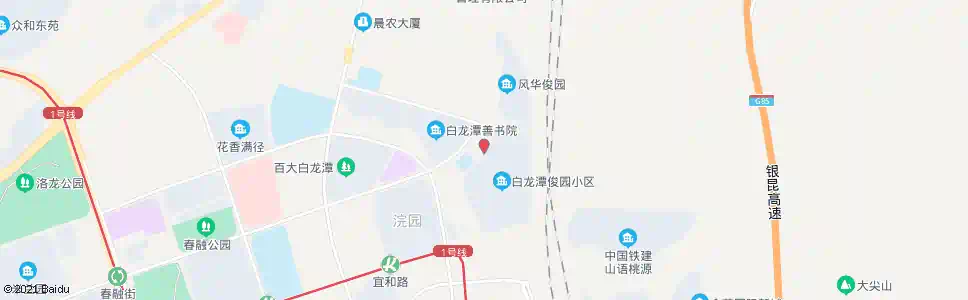 昆明白龙潭淏园3号门_公交站地图_昆明公交_妙搜公交查询2025
