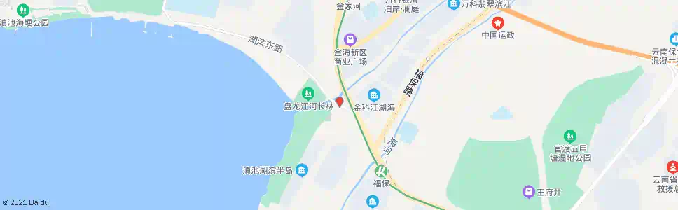 昆明环湖东路口(湖滨路)_公交站地图_昆明公交_妙搜公交查询2025