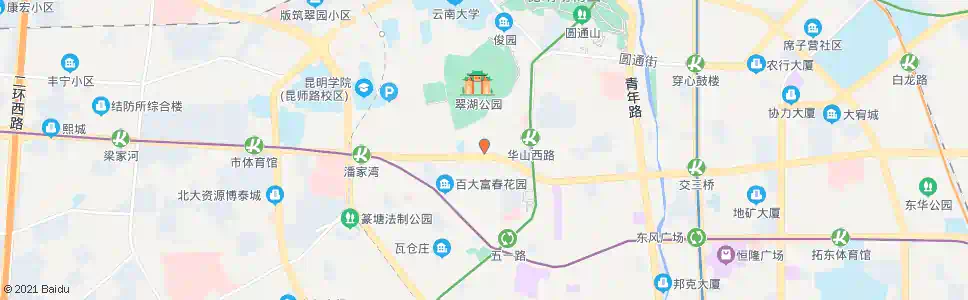 昆明五一路(省人才市场)_公交站地图_昆明公交_妙搜公交查询2025