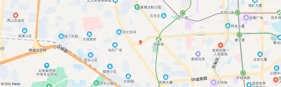 昆明永乐路口西坝路_公交站地图_昆明公交_妙搜公交查询2025