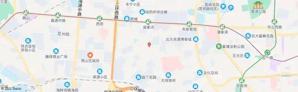昆明六路车场(西园路)_公交站地图_昆明公交_妙搜公交查询2025