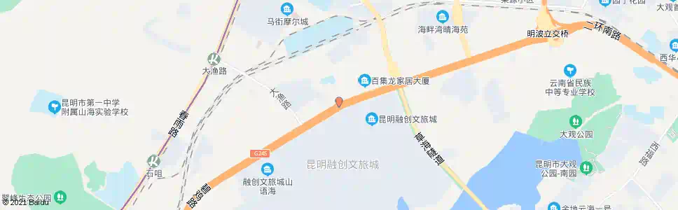 昆明苏家村(碧鸡路)_公交站地图_昆明公交_妙搜公交查询2025