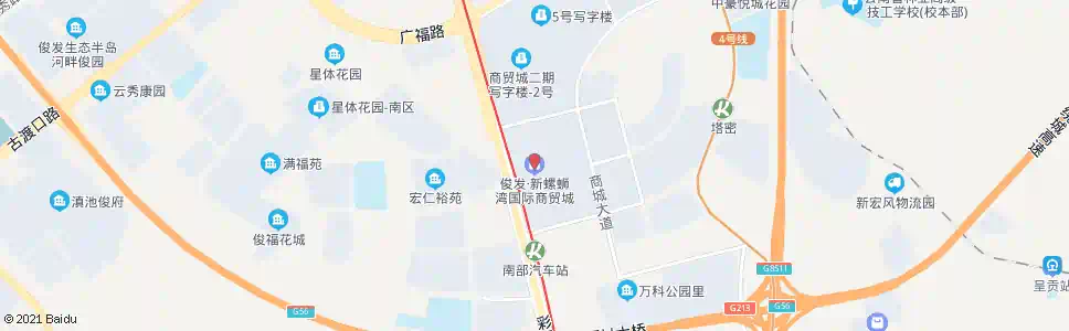 昆明螺蛳湾国际商贸城东_公交站地图_昆明公交_妙搜公交查询2025