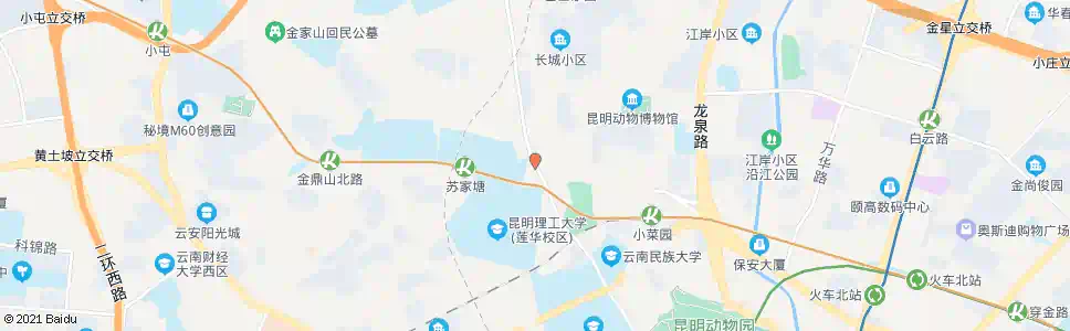 昆明学府路口教场中路_公交站地图_昆明公交_妙搜公交查询2025