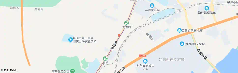 昆明马街(春雨路)_公交站地图_昆明公交_妙搜公交查询2025