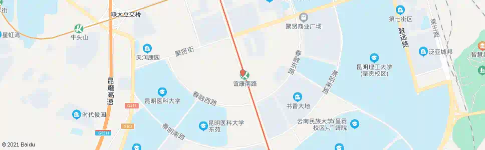 昆明谊康北路口彩云南路_公交站地图_昆明公交_妙搜公交查询2025
