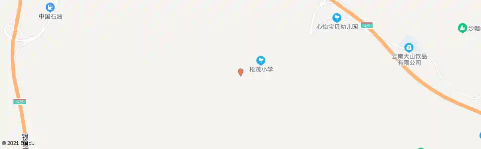 昆明大松子园村_公交站地图_昆明公交_妙搜公交查询2025