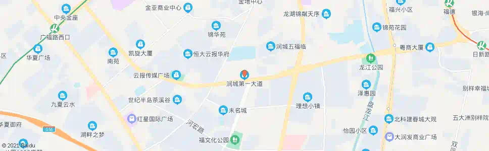昆明日新中路(润城第一大道)_公交站地图_昆明公交_妙搜公交查询2025