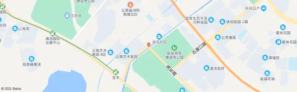 昆明龙马村(云秀路)_公交站地图_昆明公交_妙搜公交查询2025