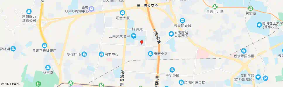 昆明烟草科技园_公交站地图_昆明公交_妙搜公交查询2025