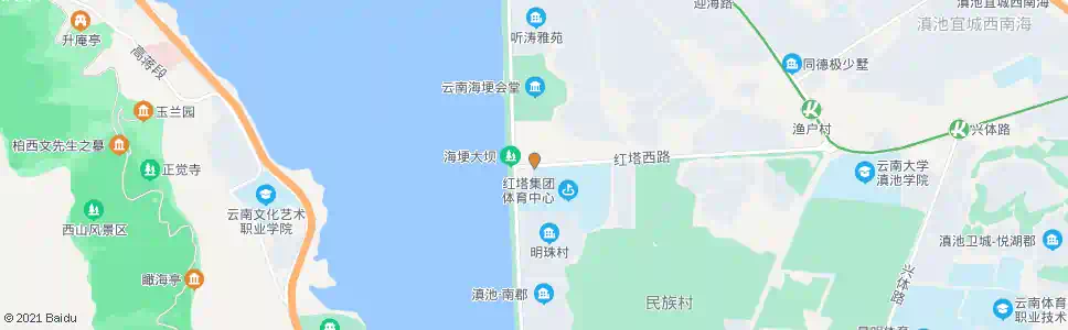 昆明海埂长堤_公交站地图_昆明公交_妙搜公交查询2025