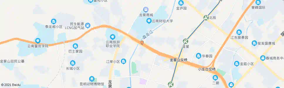 昆明马村立交桥_公交站地图_昆明公交_妙搜公交查询2025