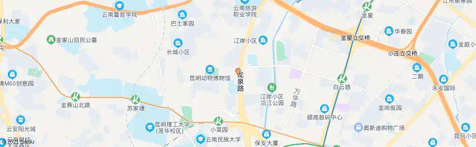 昆明小菜园(云南仁爱医院)_公交站地图_昆明公交_妙搜公交查询2025