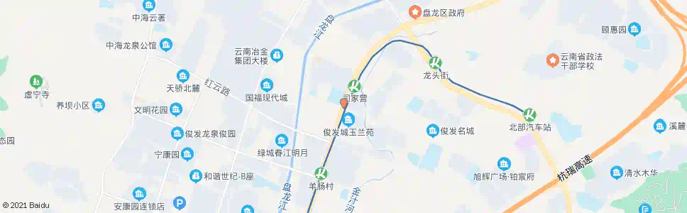 昆明司家营(北京路)_公交站地图_昆明公交_妙搜公交查询2025