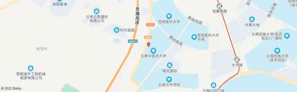 昆明云南中医学院兰茂堂_公交站地图_昆明公交_妙搜公交查询2025