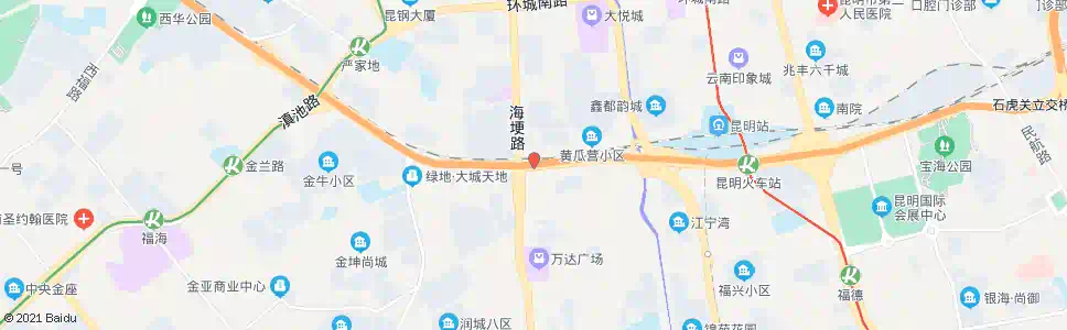昆明马洒营(二环南路)_公交站地图_昆明公交_妙搜公交查询2025